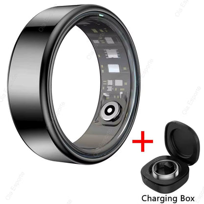 2024 New for Xiaomi Smart Ring Men Women, Heart Rate and Blood Oxygen Monitor Smartring IP68 & 5ATM Waterproof, Multi-Sport Mode